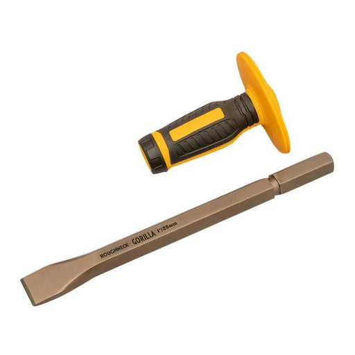 Roughneck Gorilla Cold Chisel with Non-Slip Hand Guard 25 x 279mm (1 x 11in) Roughneck - RockBottom Nothampton