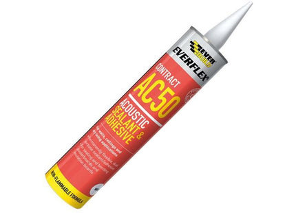 Everbuild Sika Everflex® AC50 Acoustic Sealant & Adhesive 900ml Everbuild Sika - RockBottom Northamptin