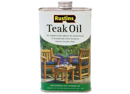 Rustins Teak Oil 500ml Rustins - RockBottom Nothampton