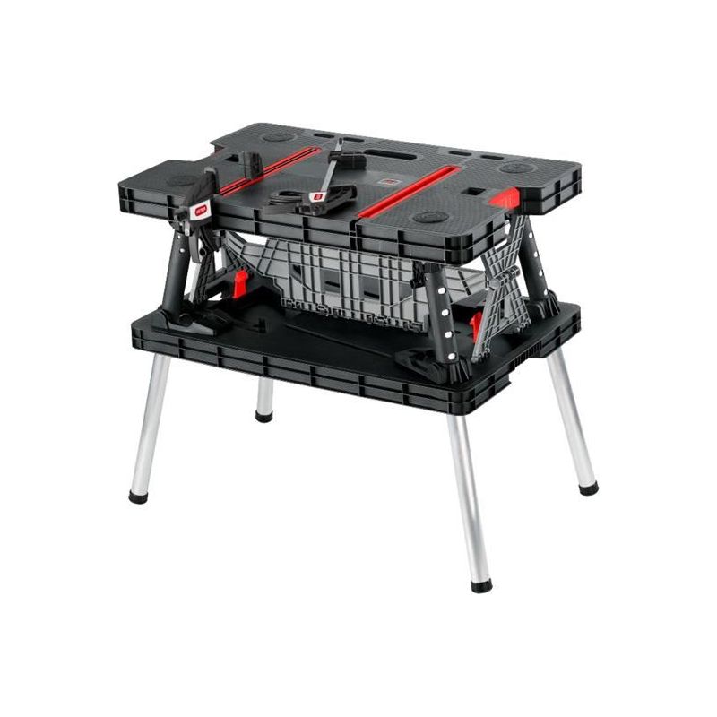 Keter Folding Work Table with Clamps Keter - RockBottom Northampton