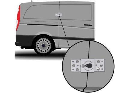Abus Mechanical 142 Series Sliding Door Van Lock & 23/70mm Diskus® Padlock ABUS Mechanical - RockBottom Northampton 