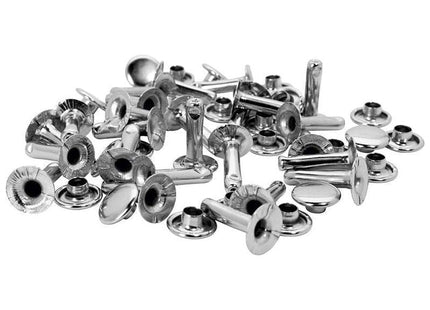 Rapid Tubular Rivets 9 x 3 x 13mm Cap 3 x 10mm (Pack 25) Rapid - RockBottom Nothampton