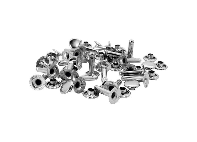 Rapid Tubular Rivets 9 x 3 x 13mm Cap 3 x 10mm (Pack 25) Rapid - RockBottom Nothampton