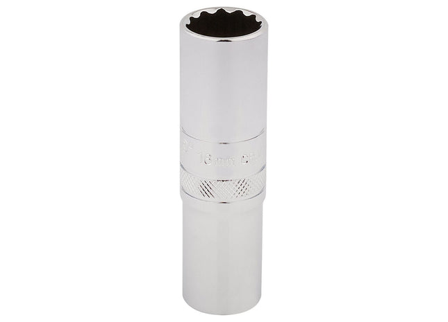 Draper HI-TORQ 12 Point Deep Socket, 1/2" Sq. Dr., 16mm 33734 Draper - Town Tools 