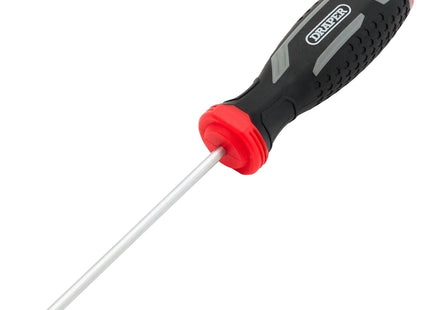 Draper Slotted Parallel Soft Grip Screwdriver, SL4 x 100mm Draper - Town Tools