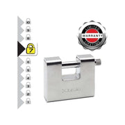 Master Lock Armoured 80mm Zinc Body Shutter Padlock Master Lock - RockBottom Northampton