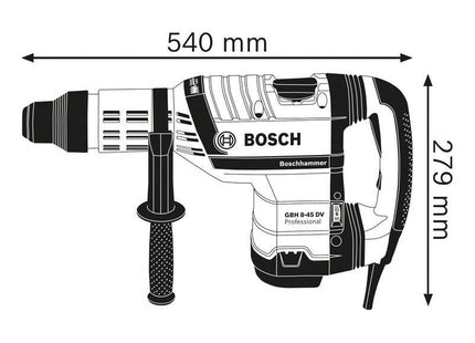 Bosch GBH 8-45 DV SDS-Max Professional Rotary Hammer 1500W 110V Bosch - RockBottom Northampton