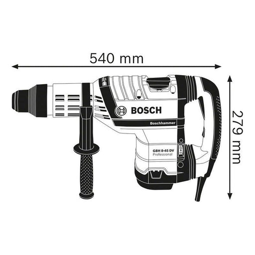 Bosch GBH 8-45 DV SDS-Max Professional Rotary Hammer 1500W 110V Bosch - RockBottom Northampton