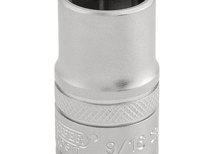 Draper 6 Point Imperial Socket, 1/2" Sq. Dr., 9/16" 16627 Draper - Town Tools 