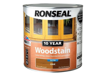 Ronseal 10 Year Woodstain Dark Oak 750ml Ronseal - RockBottom Nothampton