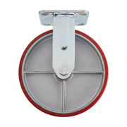 Fixed Plate Fixing Heavy Duty Polyurethane Wheel, 200mm Diameter, S.W.L. 500kg Draper - Town Tools