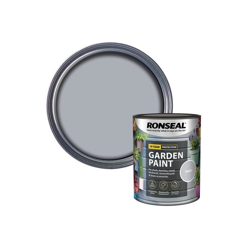 Ronseal Garden Paint Pebble 750ml Ronseal - RockBottom Nothampton