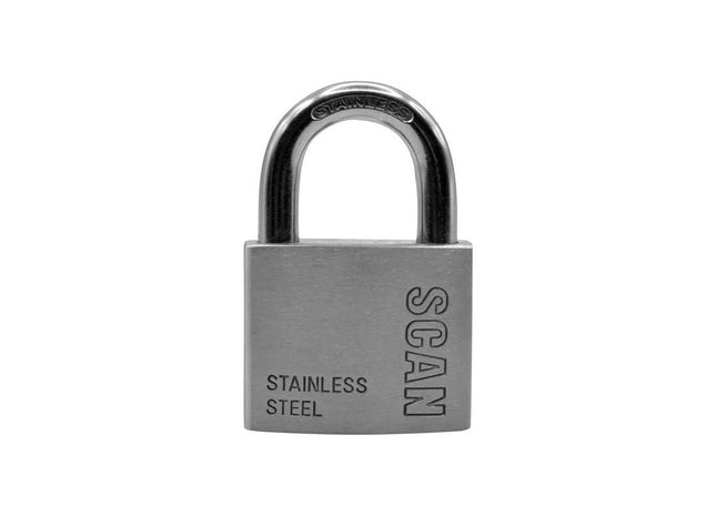 Scan Stainless Steel Padlock 50mm Scan - RockBottom Nothampton