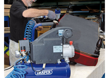 Draper Air Compressor, 8L, 0.75kW 24975 Draper - Town Tools 