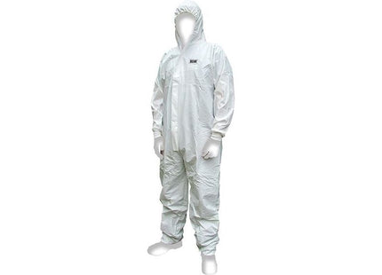 Scan Chemical Splash Resistant Disposable Coverall White Type 5/6 M (36-39in) Scan - RockBottom Nothampton
