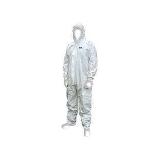 Scan Chemical Splash Resistant Disposable Coverall White Type 5/6 M (36-39in) Scan - RockBottom Nothampton