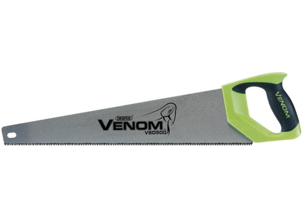 Draper Venom First Fix Double Ground Handsaw, 500mm, 7tpi/8ppi Draper - Town Tools 