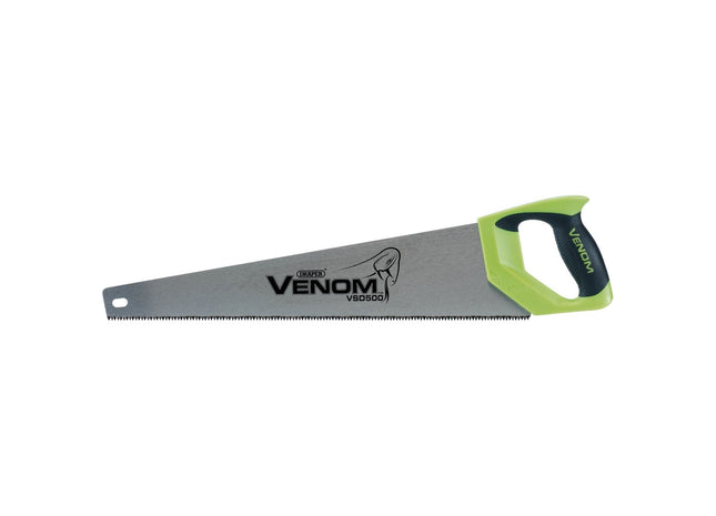 Draper Venom First Fix Double Ground Handsaw, 500mm, 7tpi/8ppi Draper - Town Tools 
