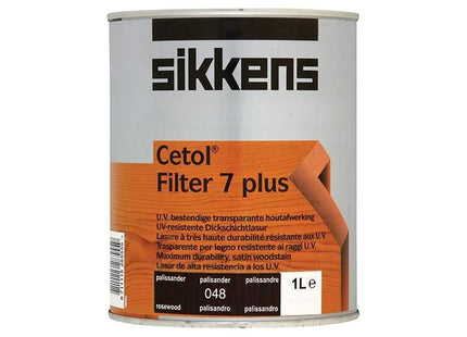 Sikkens Cetol Filter 7 Plus Translucent Woodstain Rosewood 1 litre Sikkens - RockBottom Nothampton