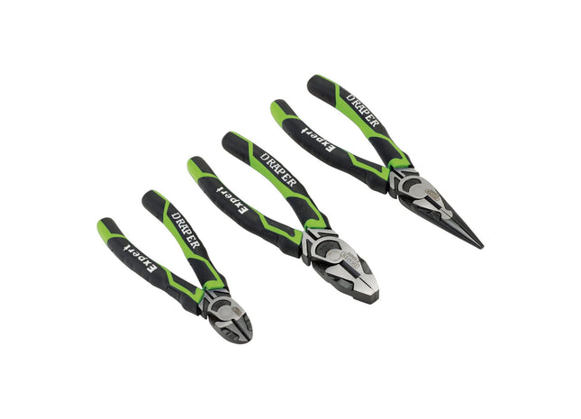 Draper High Leverage Plier Set, Green (3 Piece) 28035 Draper - Town Tools 