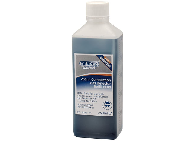 Draper Combustion Gas Detector Fluid, 250ml Draper - Town Tools