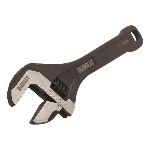 Dewalt All Steel Adjustable Wrench 8in Dewalt - RockBottom Northampton