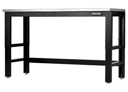 Draper Bunker Workbench with Stainless Steel Worktop, 1550mm Draper - Town Tools