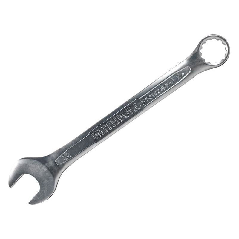 Faithfull Combination Spanner CV Satin Finish 25mm Faithfull - RockBottom Northampton