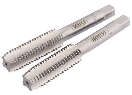 Draper Coarse Hand Taps Taper and Plug, 12mm 83802 Draper - Town Tools 