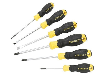 Stanley® Hand Tools CUSHION GRIP™ Screwdriver Set, 6 Piece STANLEY® Hand Tools - RockBottom Nothampton