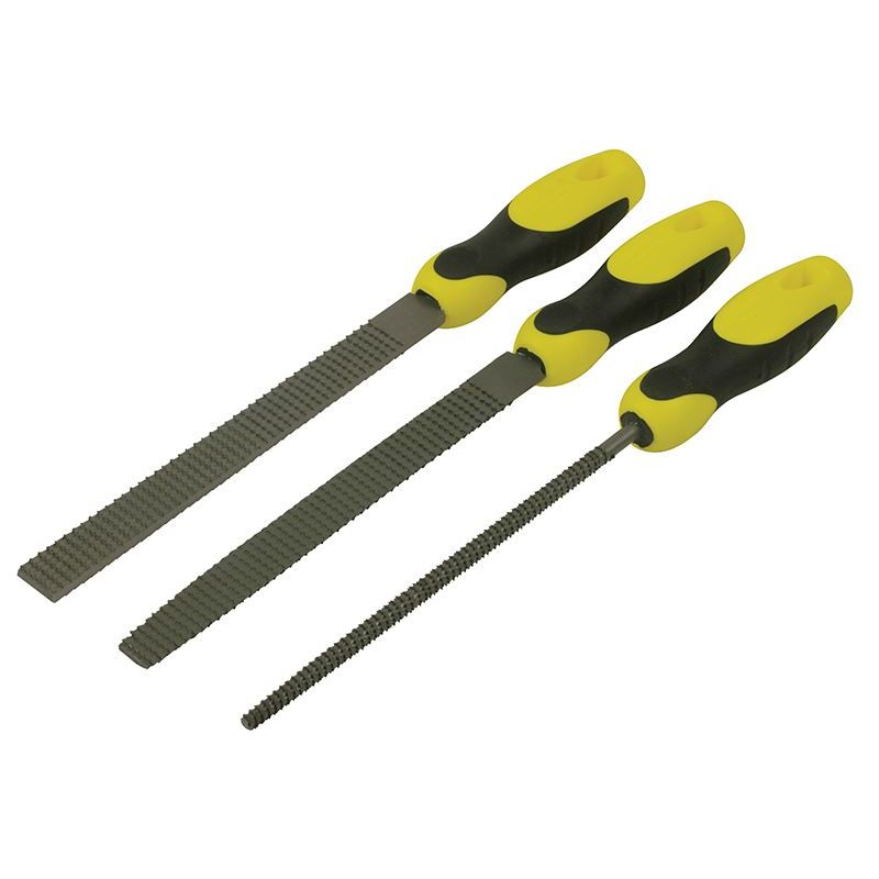 Stanley® Hand Tools Handled Rasp Set, 3 Piece STANLEY® Hand Tools - RockBottom Nothampton