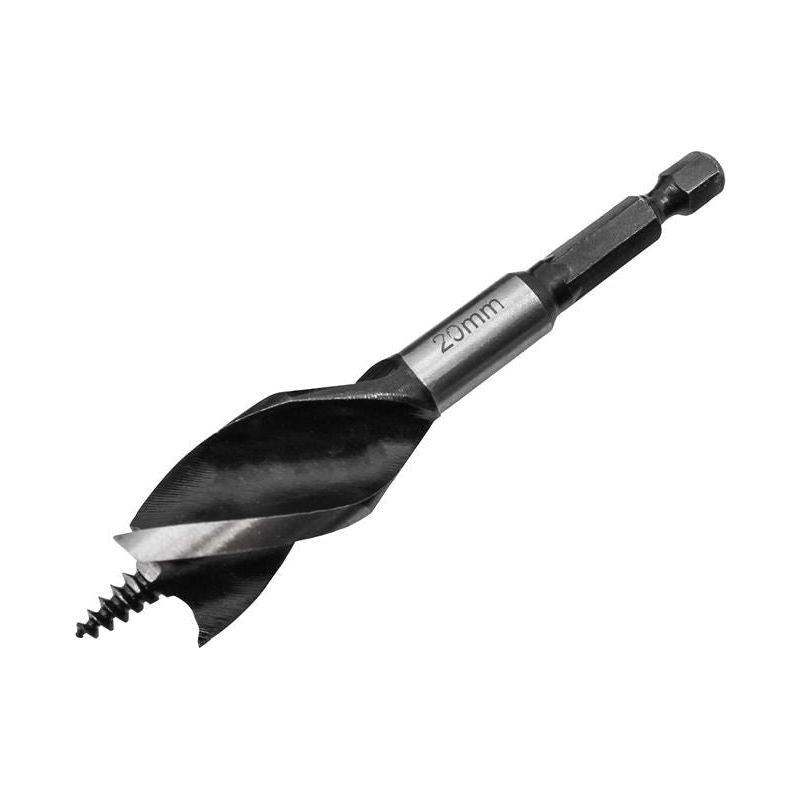 Faithfull Tri-Point Speed Auger Bit 20mm Stubby Faithfull - RockBottom Northampton