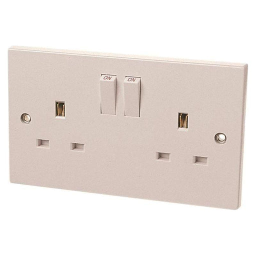 Dencon Switched Socket 2-Gang 13A Dencon - RockBottom Northampton