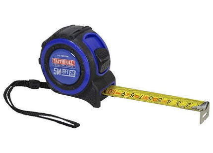 Faithfull Trade Tape Measure 5m/16ft (Width 25mm) Faithfull - RockBottom Northampton