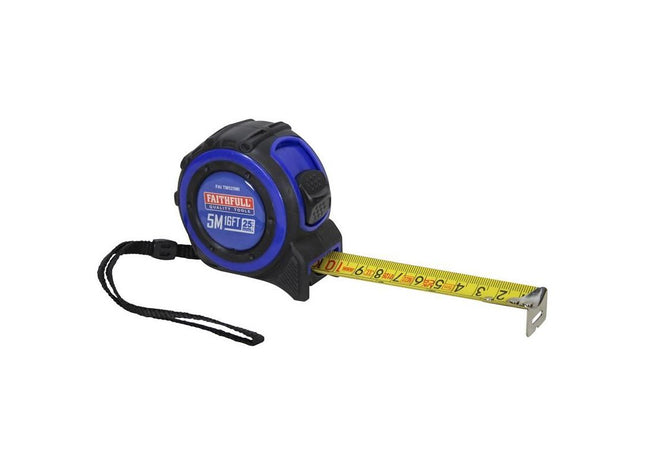 Faithfull Trade Tape Measure 5m/16ft (Width 25mm) Faithfull - RockBottom Northampton
