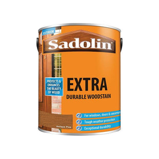 Sadolin Extra Durable Woodstain Antique Pine 5 litre Sadolin - RockBottom Nothampton