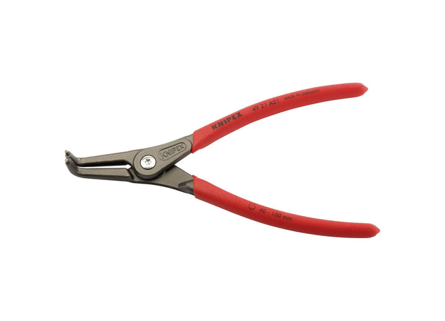 Draper Knipex 49 21 A31 90&deg; External Straight Tip Circlip Pliers, 40 - 100mm Draper - Town Tools 