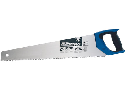 Draper Supercut Soft Grip Hardpoint Handsaw, 550mm/22", 7tpi/8ppi 49286 Draper - Town Tools 
