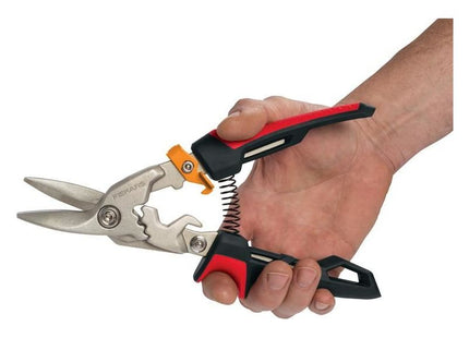 Fiskars PowerGear™ Aviation Snips Left Cut 250mm (10in) Fiskars - RockBottom Northampton