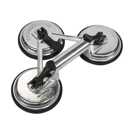 Faithfull Triple Pad Aluminium Pro Suction Lifter Faithfull - RockBottom Northampton