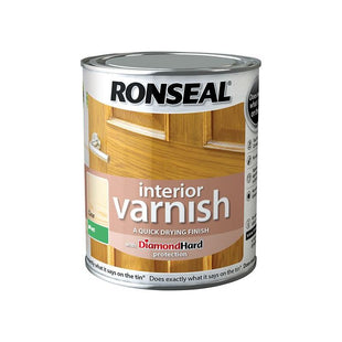Ronseal Interior Varnish Quick Dry Matt Clear 250ml Ronseal - RockBottom Nothampton
