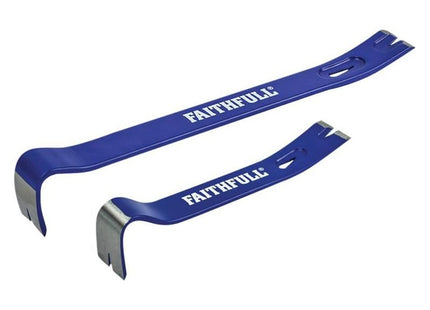 Faithfull Utility Bars Twin Pack 175mm (7in) & 375mm (15in) Faithfull - RockBottom Northampton