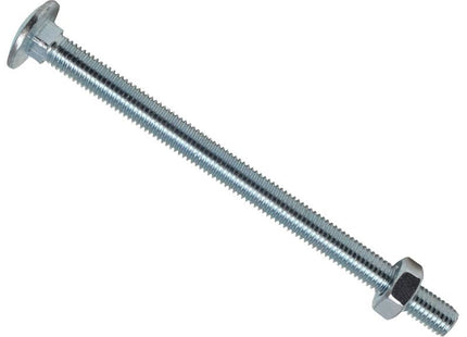 METALMATE Cup Square Hex Bolt & Nut ZP M10 x 180mm Box 10 METALMATE� - RockBottom Northampton