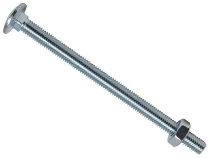 METALMATE Cup Square Hex Bolt & Nut ZP M10 x 180mm Box 10 METALMATE� - RockBottom Northampton