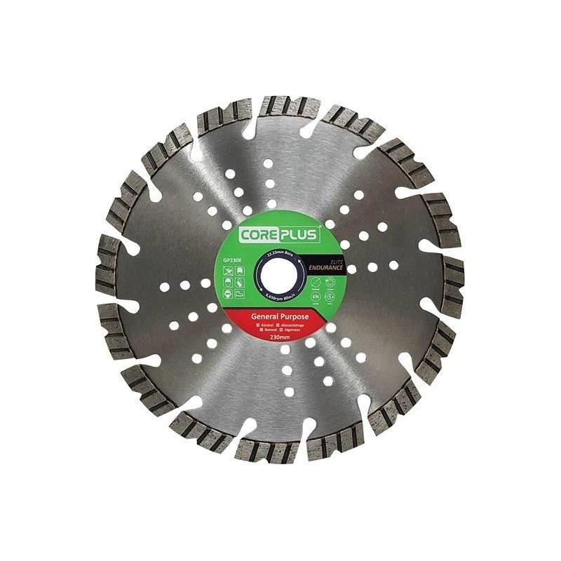 Coreplus GP230E Elite General-Purpose Diamond Blade 230mm CorePlus - RockBottom Northampton