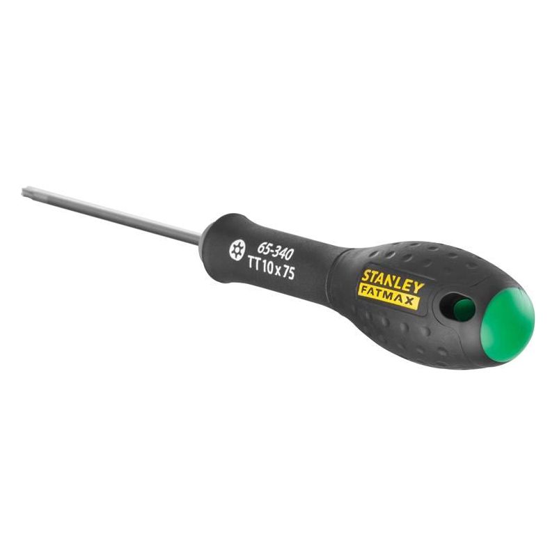 Stanley® Hand Tools FatMax® Screwdriver Tamper-proof TORX Tip TTX10 x 75mm STANLEY® Hand Tools - RockBottom Nothampton