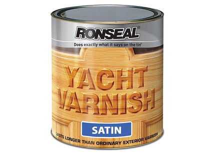 Ronseal Exterior Yacht Varnish Satin 2.5 litre Ronseal - RockBottom Nothampton