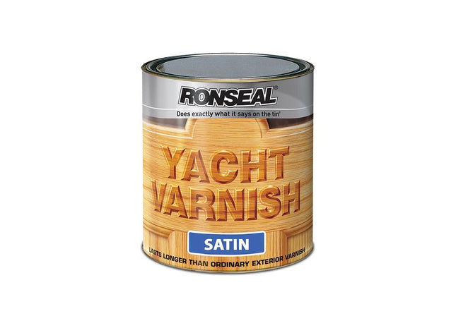 Ronseal Exterior Yacht Varnish Satin 2.5 litre Ronseal - RockBottom Nothampton