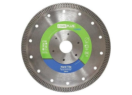 Coreplus HT180 Hard Tile Turbo Diamond Blade 180mm CorePlus - RockBottom Northampton