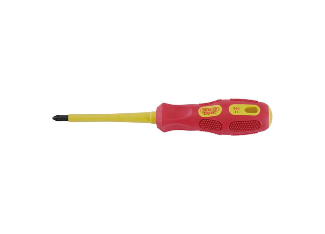 Draper VDE Approved Fully Insulated PZ TYPE Screwdriver, No.2 x 100mm (Display P Draper - Town Tools 
